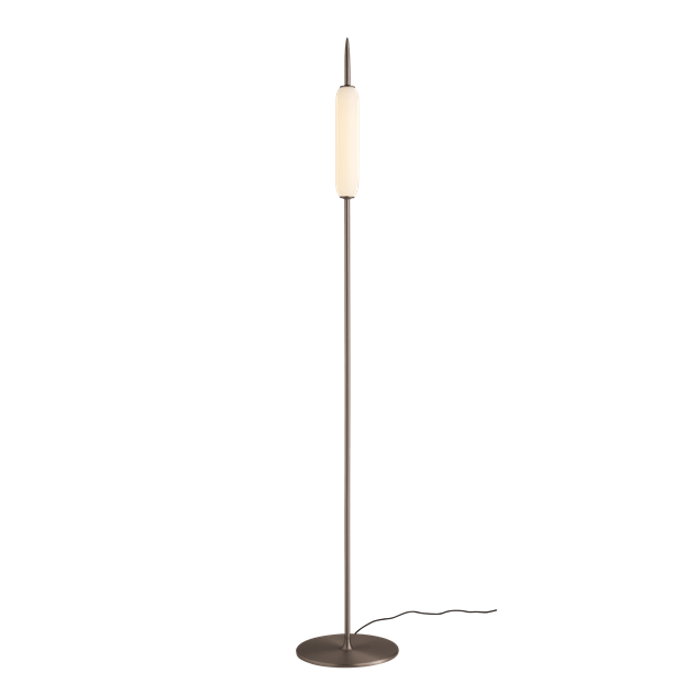 EKTA Living-Dunhammer Floor Lamp-Bronzed Brass-EK-30748